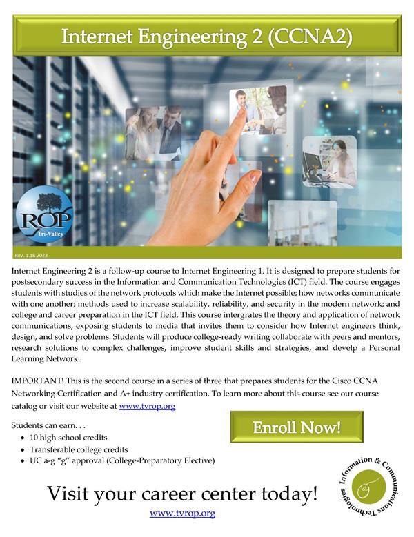 Click link for course information flyer 